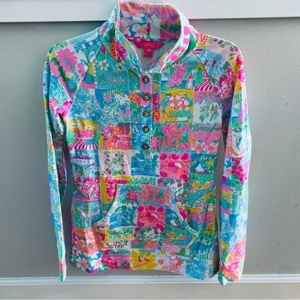 Lilly Pulitzer Captain Popover Pop Up Lilly State of Mind Size XXS